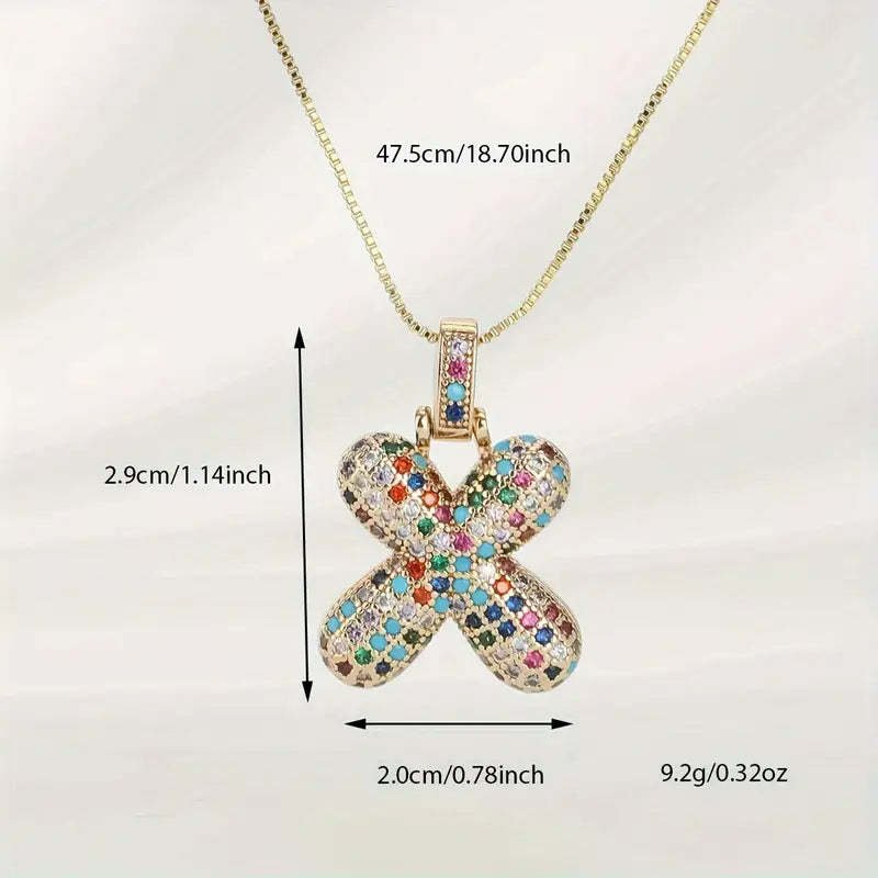 【LAST DAY 49% OFF】Bubble Letter Necklace