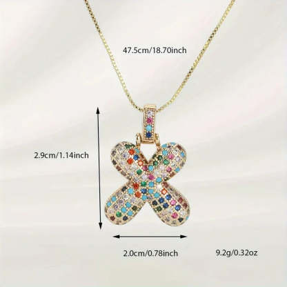 【LAST DAY 49% OFF】Bubble Letter Necklace