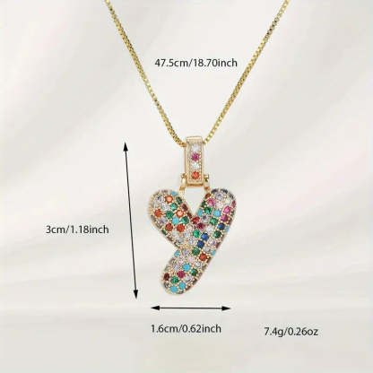 【LAST DAY 49% OFF】Bubble Letter Necklace