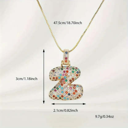 【LAST DAY 49% OFF】Bubble Letter Necklace