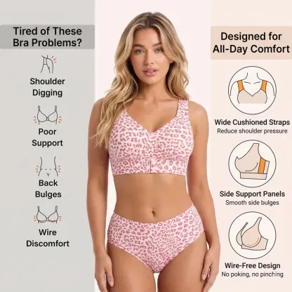 Wireless Front Closure Posture Support Bra