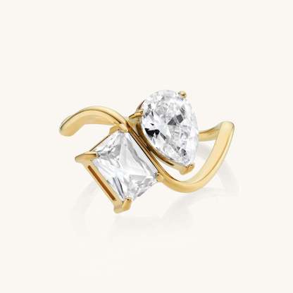 Final Sale🔥-Double Birthstones Infinity Bonds Ring[Last Day!]