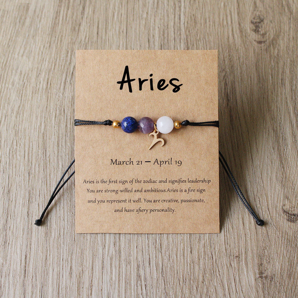 Twelve Zodiac Signs Bracelet Hand-woven