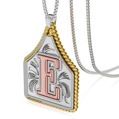 Custom Handmade Cow Tag Western Necklace