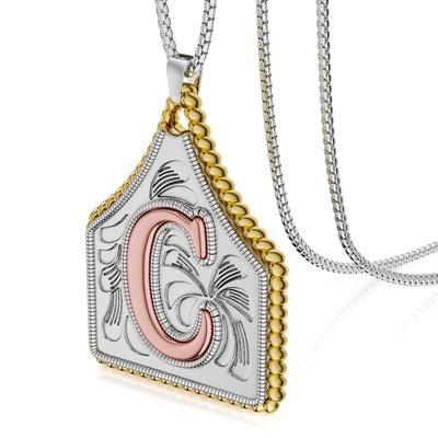 Custom Handmade Cow Tag Western Necklace