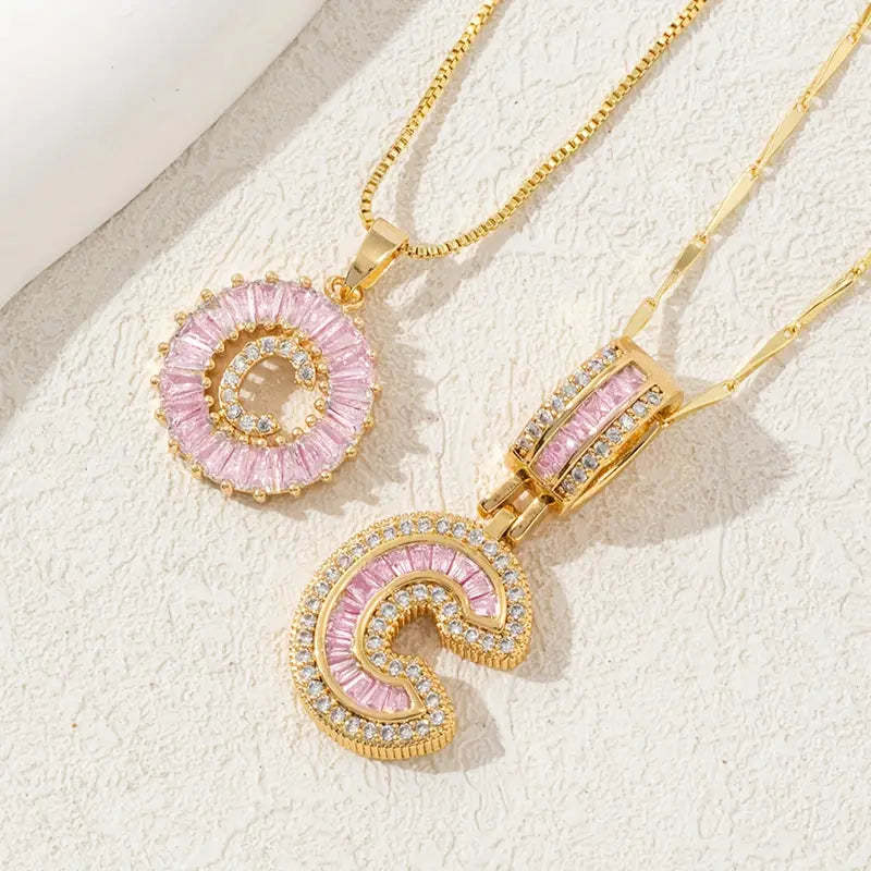 【LAST DAY 48% OFF】2 Pack - Initial Letter Pendant Necklaces