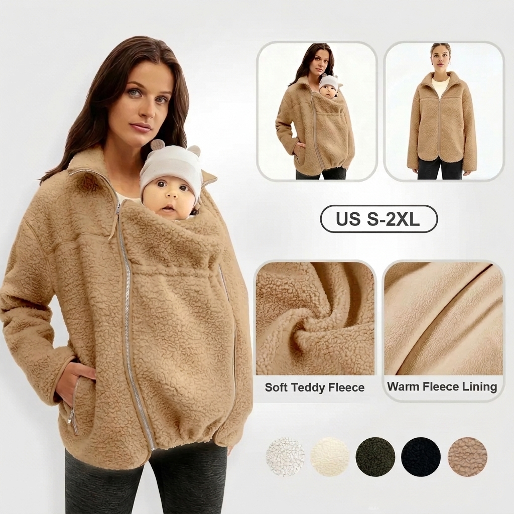 Women's 2-in-1 Hip-Length Casual Sports Outerwear Coat