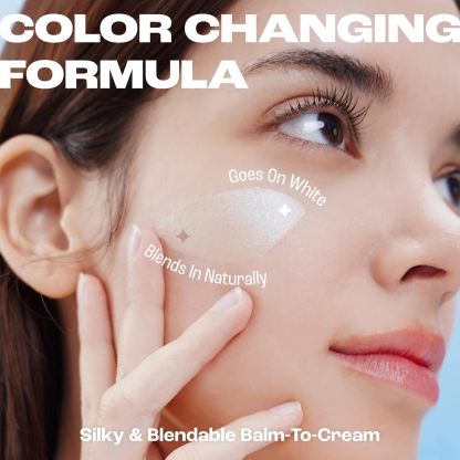 Korean Color-Changing Foundation Stick with Detachable Brush