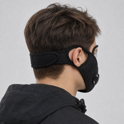 Protective Riding Face Mask With Removable Eye Shield