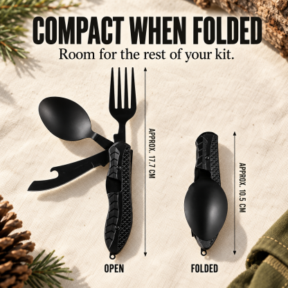 Multifunctional Folding Fork & Spoon Set