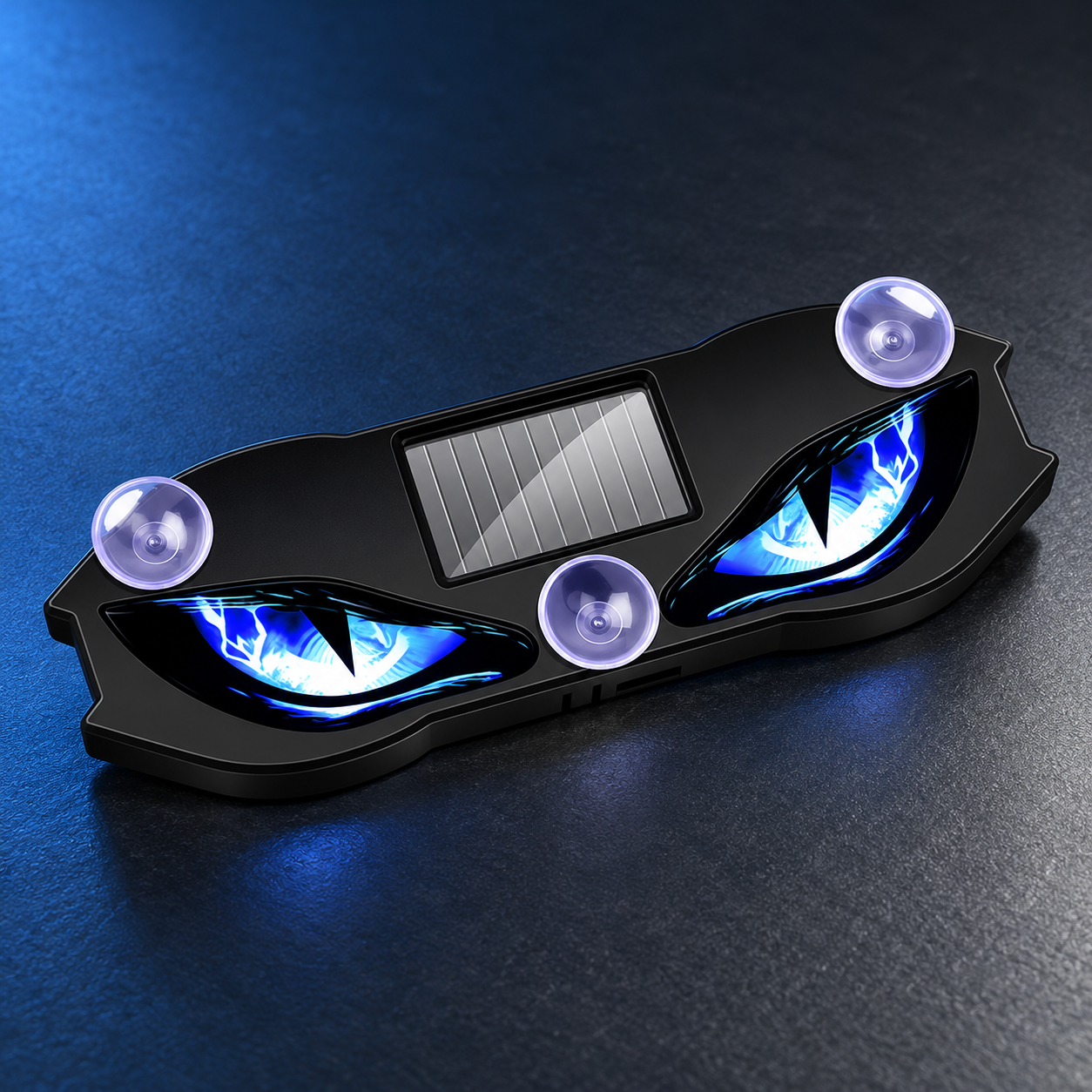 🚗🔆 Solar LED Devil Eyes Car Window Light with USB-C Charging 😈