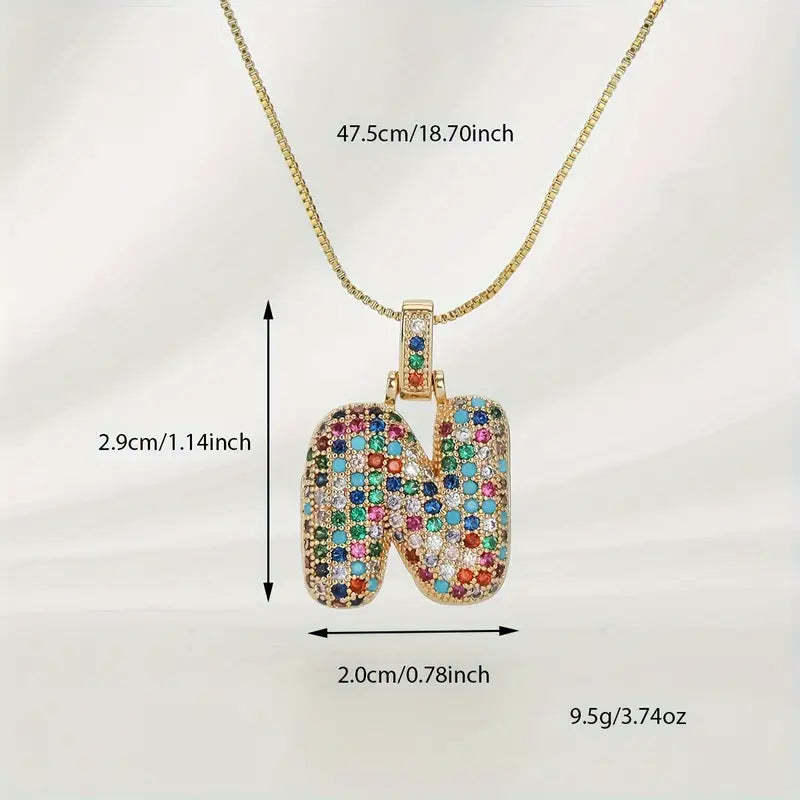 【LAST DAY 49% OFF】Bubble Letter Necklace