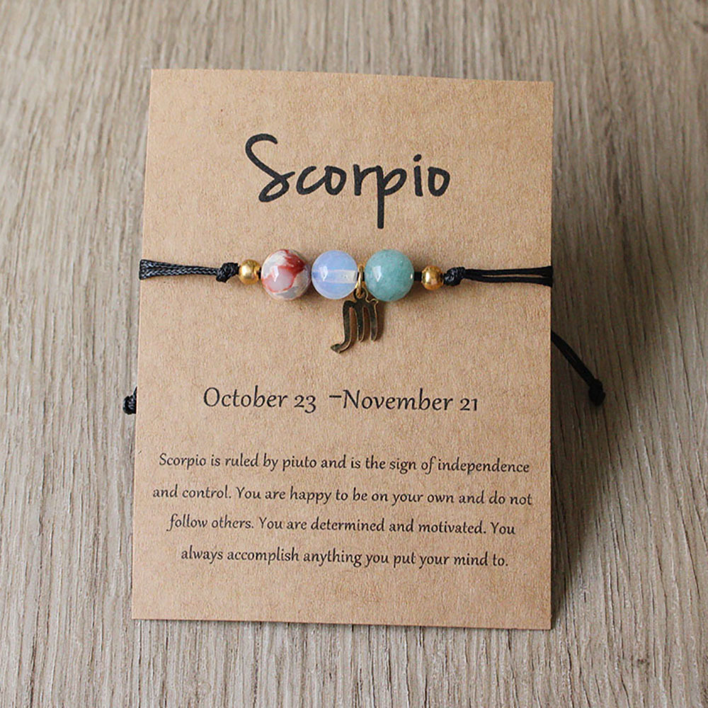 Twelve Zodiac Signs Bracelet Hand-woven