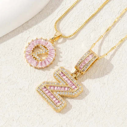 【LAST DAY 48% OFF】2 Pack - Initial Letter Pendant Necklaces