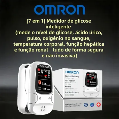 🔥A Omron™ apresenta o novo medidor de glicose inteligente não invasivo lançado no mercado 🔥Feito nos EUA🔥