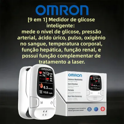 🔥A Omron™ apresenta o novo medidor de glicose inteligente não invasivo lançado no mercado 🔥Feito nos EUA🔥