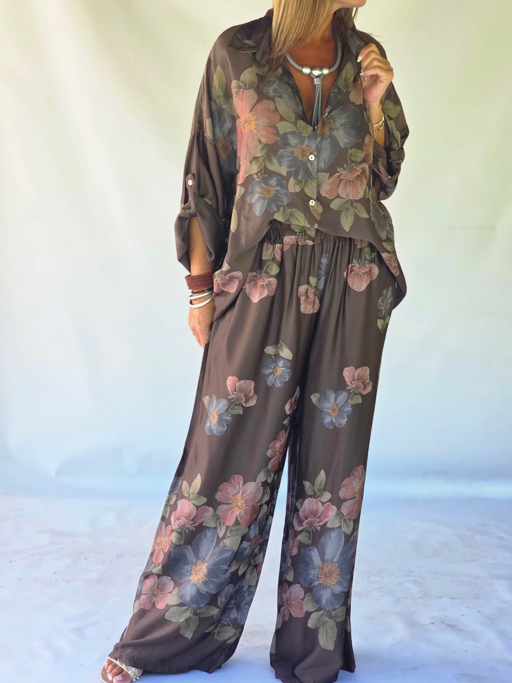 Flower Printed Casual Bohemia Pants