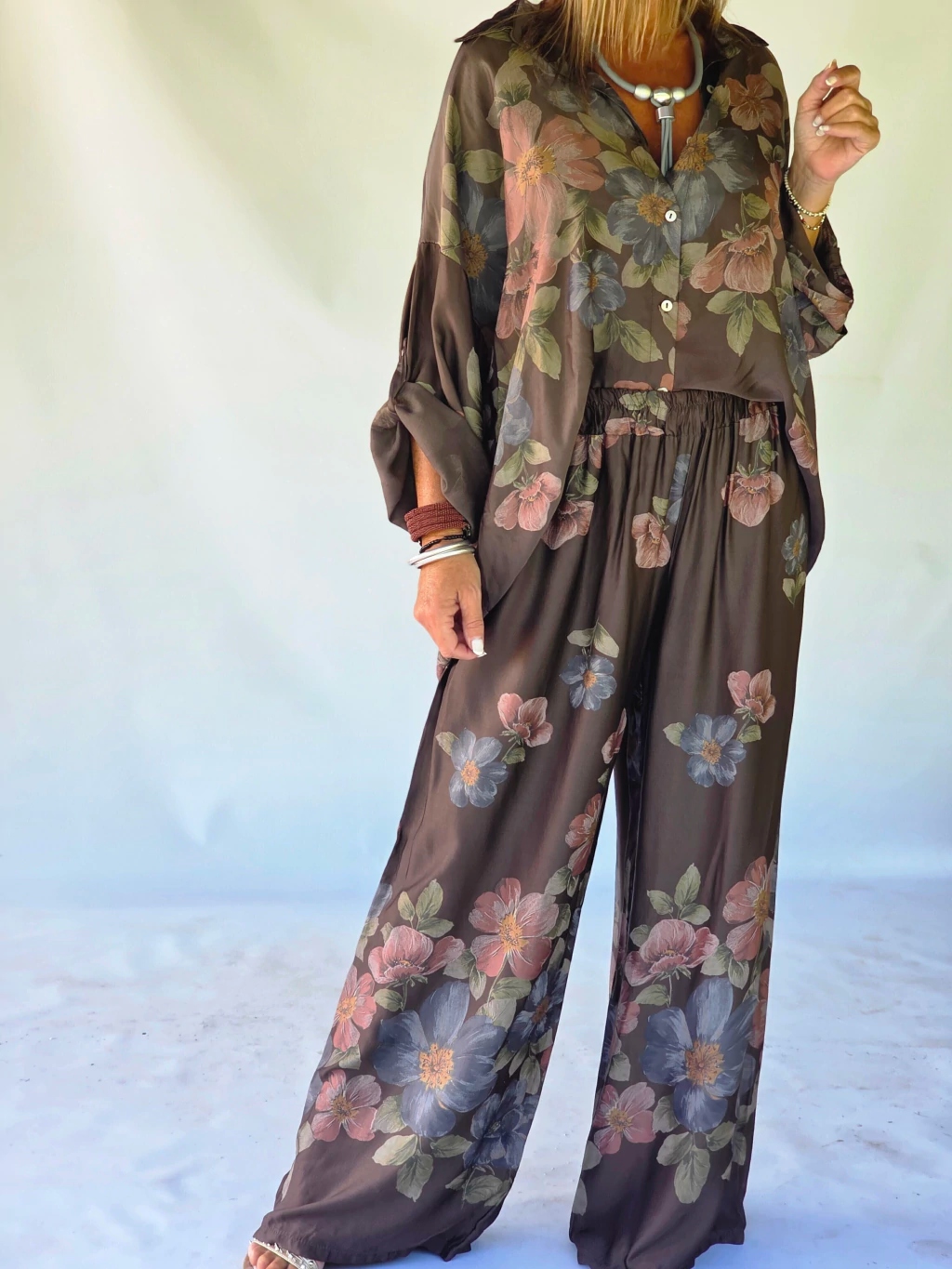 Flower Printed Casual Bohemia Pants