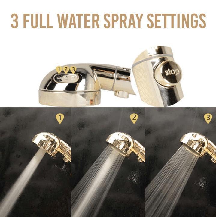 3 In 1 High Pressure Shower Head