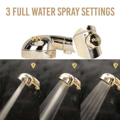 3 In 1 High Pressure Shower Head