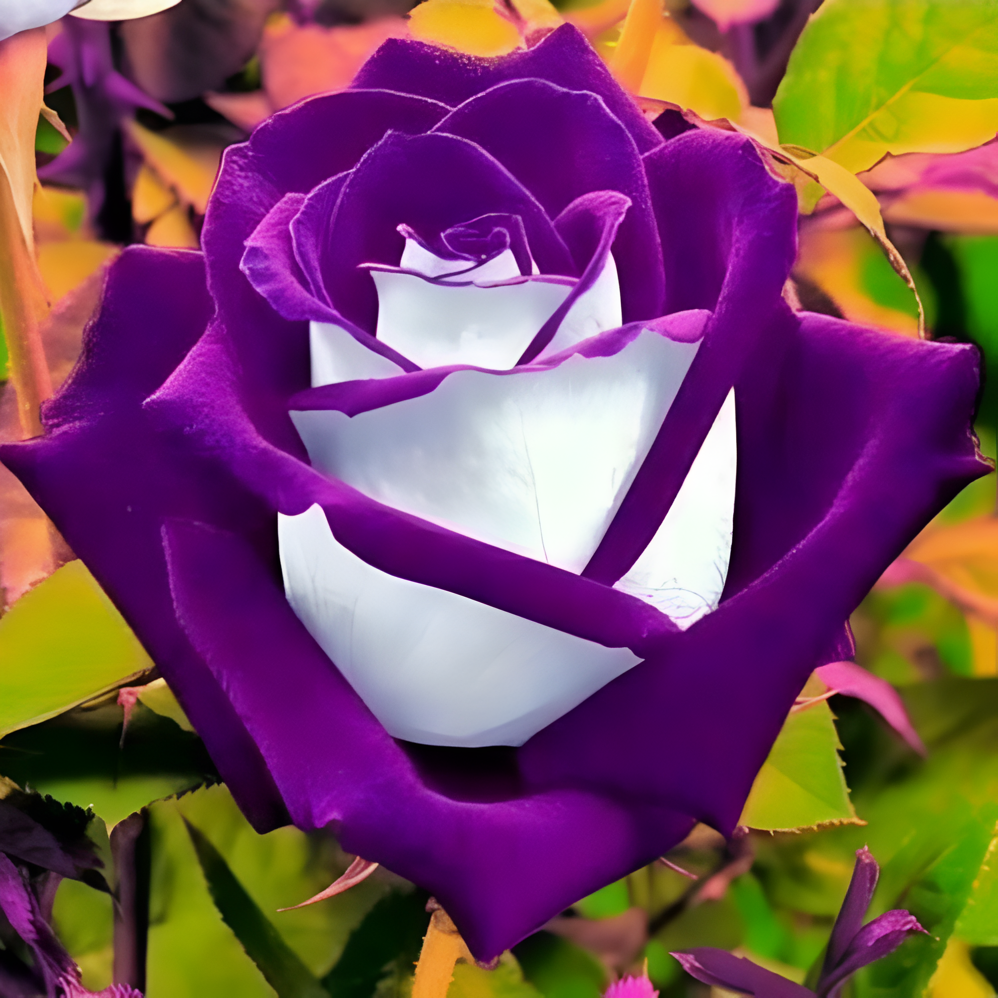 Rose Seeds for Planting - Rare Multi Colorful Rainbow Rose Flower Seeds