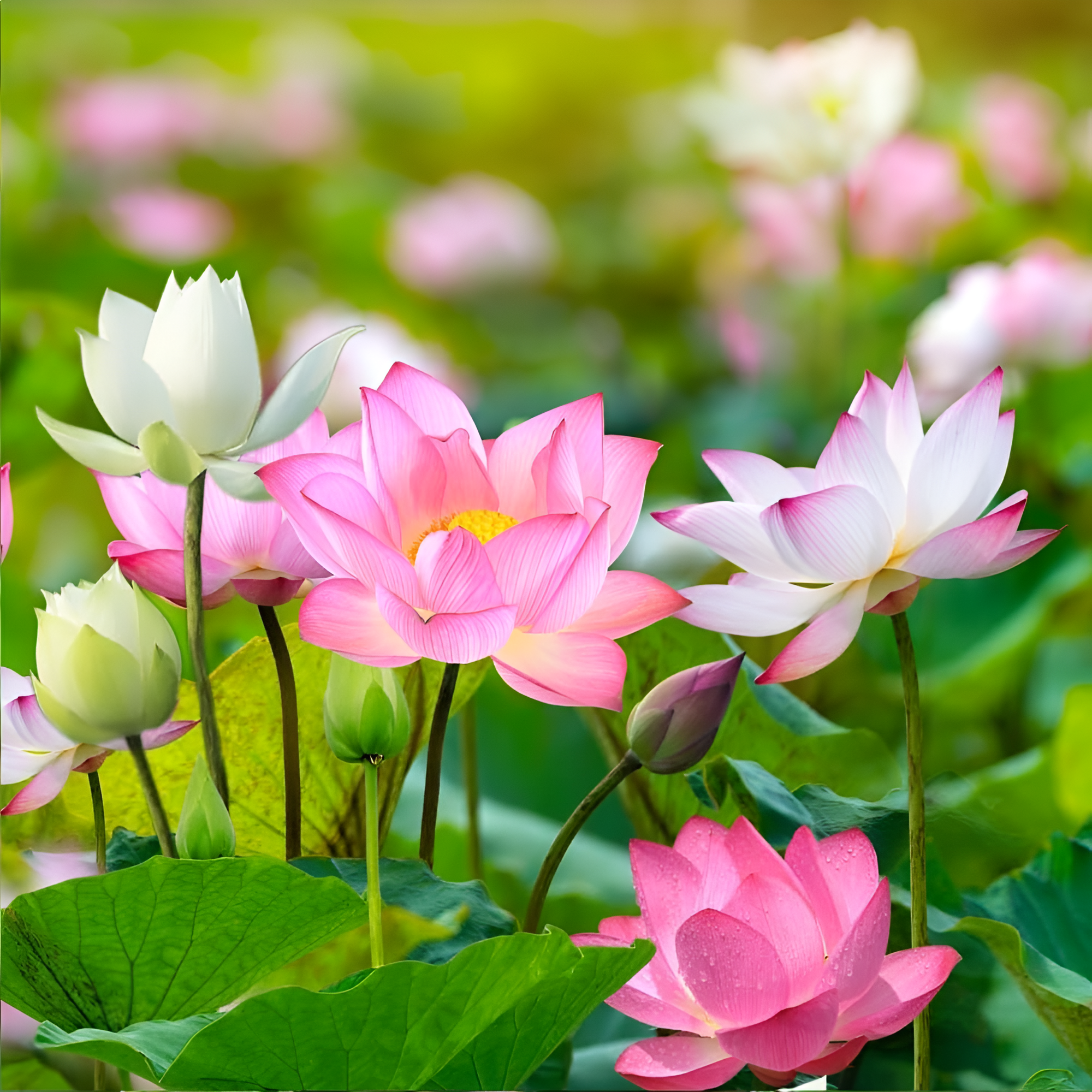 Lotus Seeds for Planting – 15 Pre-Cut Bonsai Lotus Flower Seeds in Water
