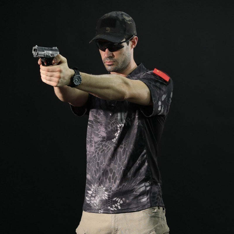 Men's Short Sleeve Tactical Hiking T-Shirts