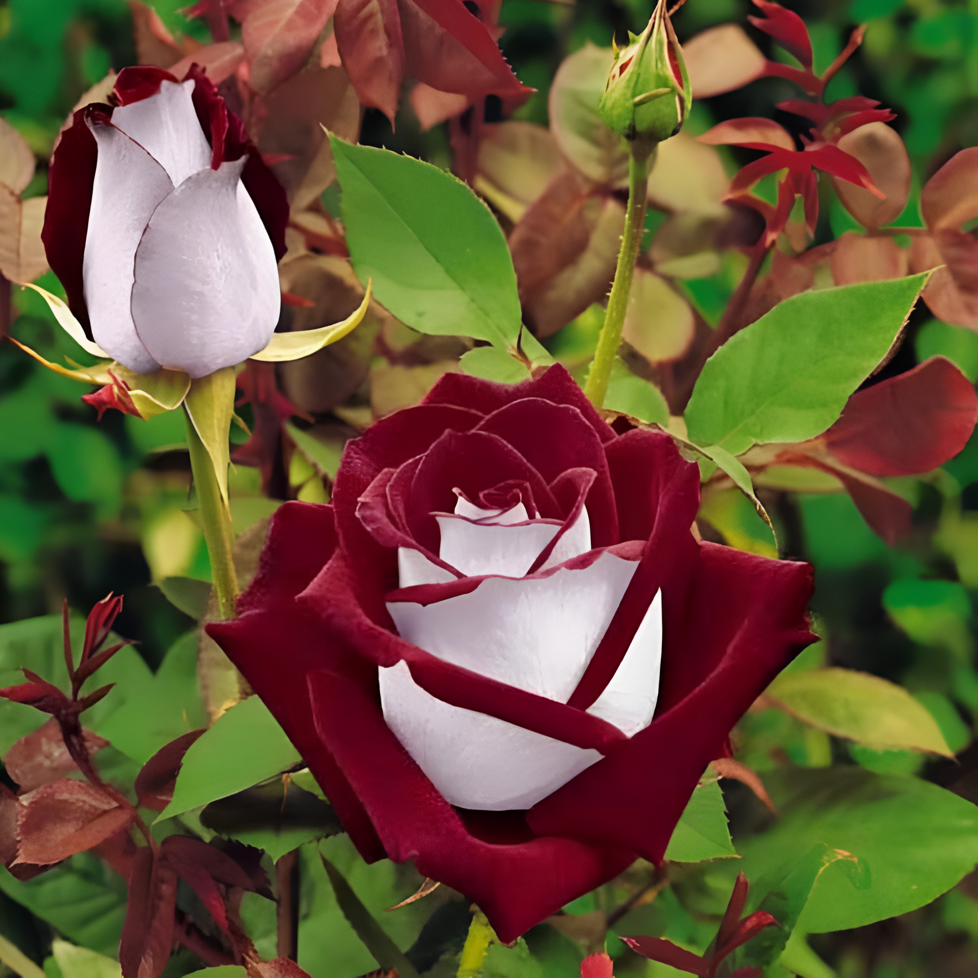 Rose Seeds for Planting - Rare Multi Colorful Rainbow Rose Flower Seeds