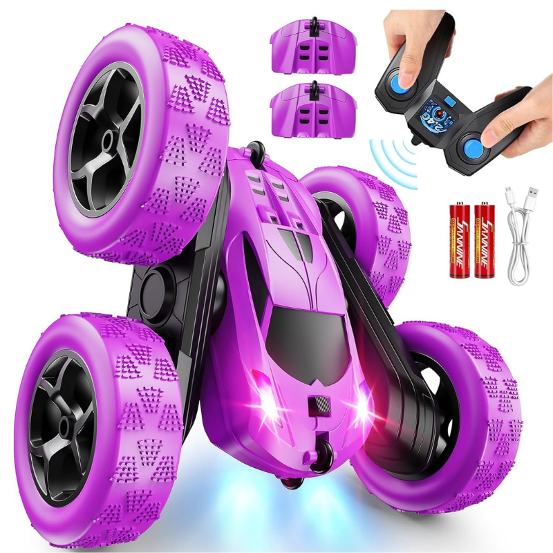 Remote Control 4WD Stunt Toy Car For Kids