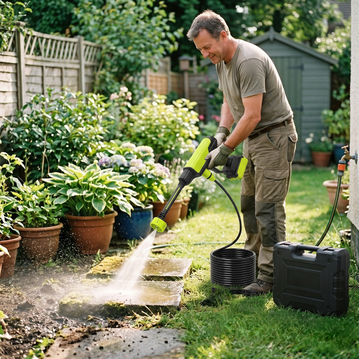 Portable Power Washer For Cleaning
