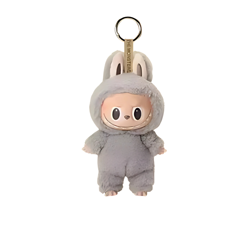 Labubu PVC Pendant Doll Model Monster Replica Keychain