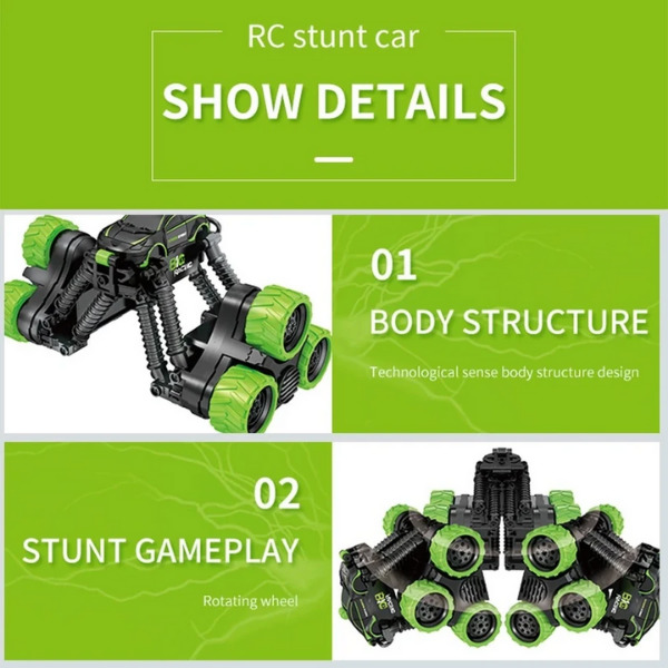 3D Rotating Drift Deformation Buggy Car