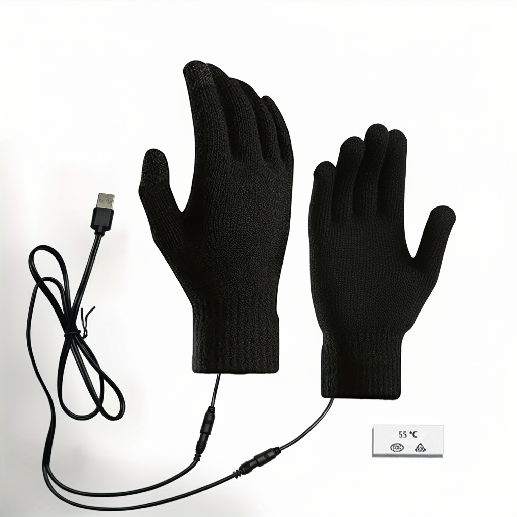 USB Powered Electric Gloves With Temperature Control