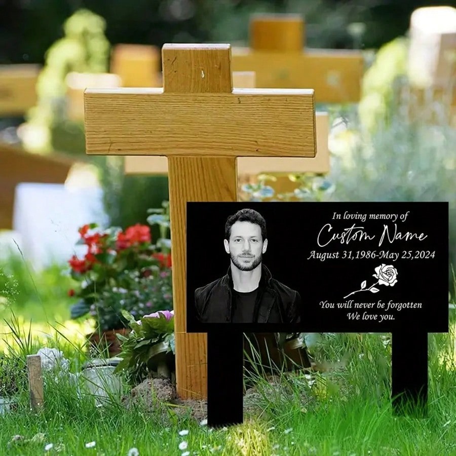 Personalized Metal Memorial Stake