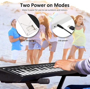 hand roll portable piano