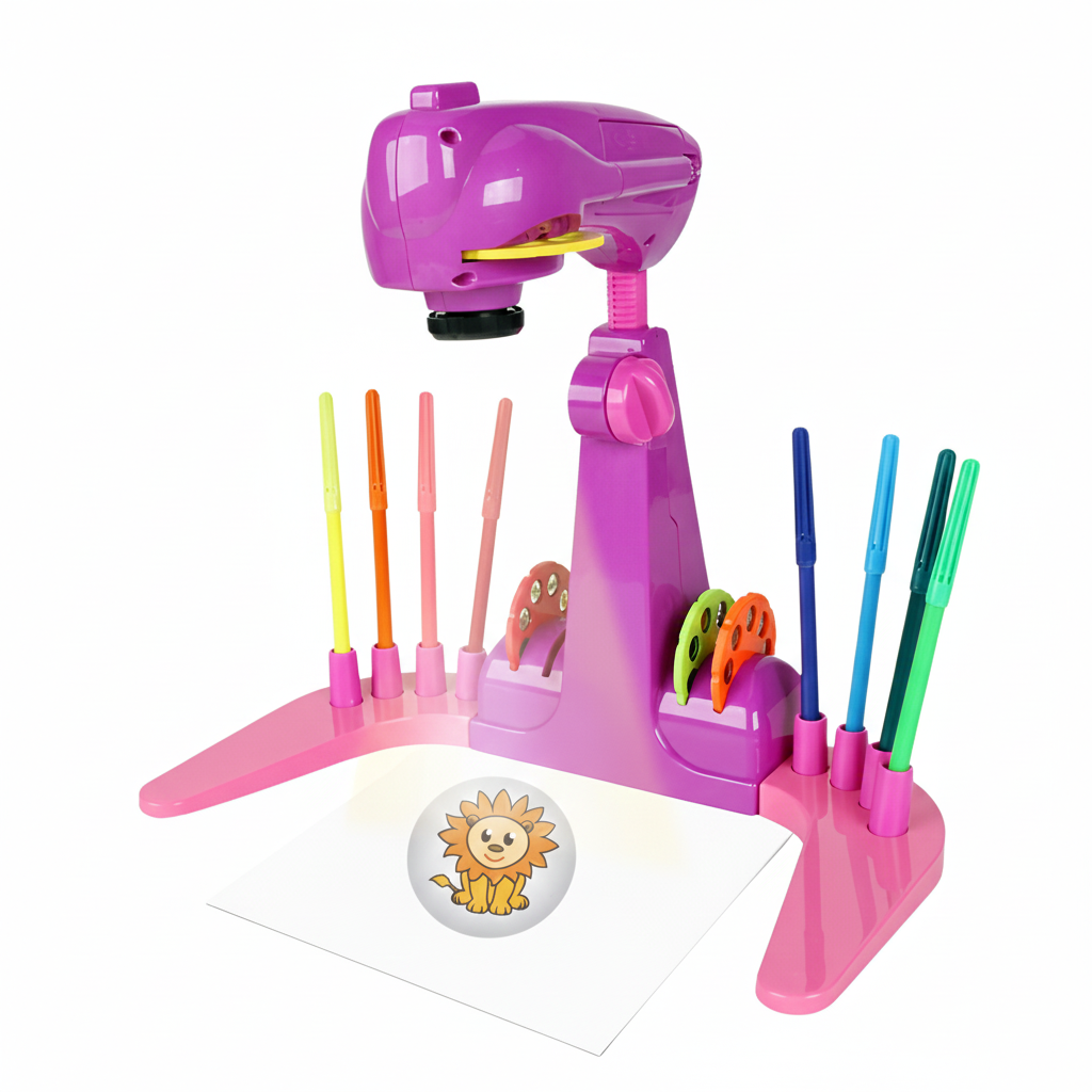 Smart Art Sketcher Projector With Slides And Drawing Set For Kids
