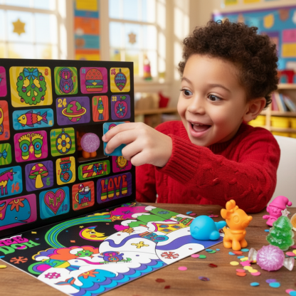 Holiday Advent Calendar With 24 Fun Fidget Toys