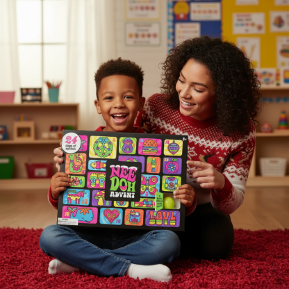 Holiday Advent Calendar With 24 Fun Fidget Toys
