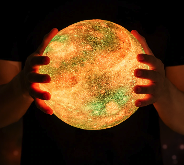 3D Print Star Moon Colorful Lamp