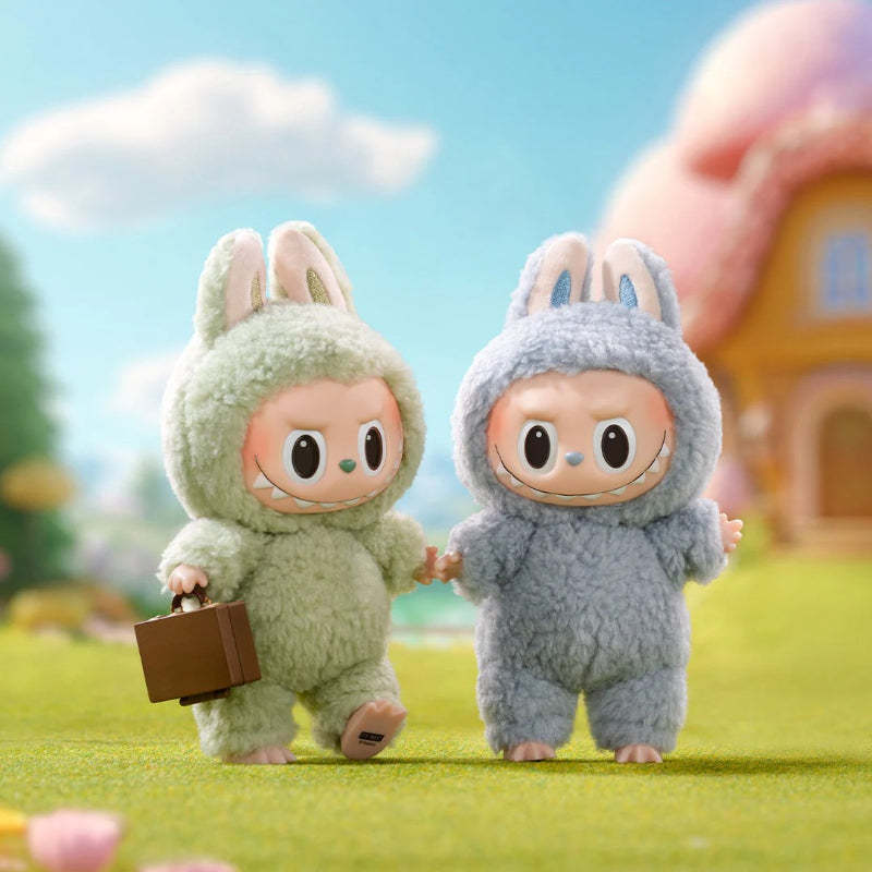 The Monsters Labubu Exciting Macarons Vinyl Face Plush Pendant