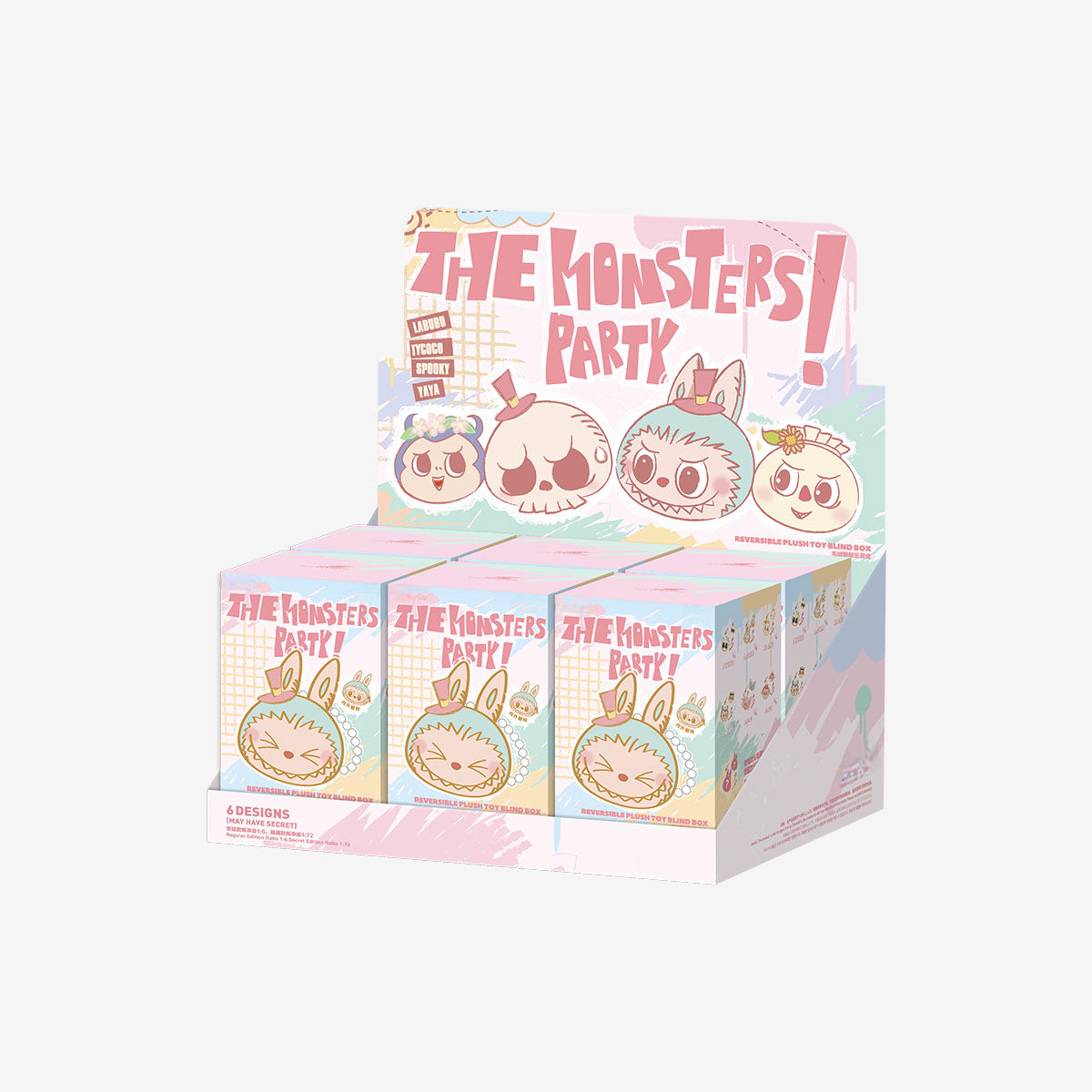 Labubu The Monsters Party Series Reversible Plush