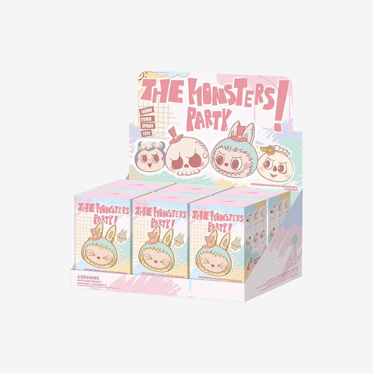 Labubu The Monsters Party Series Reversible Plush