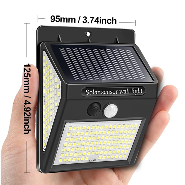 Motion Sensor Solar Powered 100 Led Lights