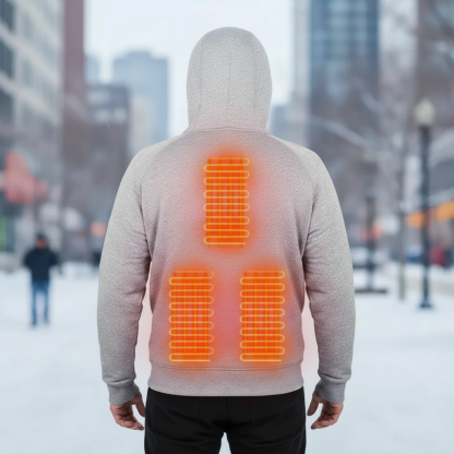 USB Heated Adjustable Hoodie Panel Device