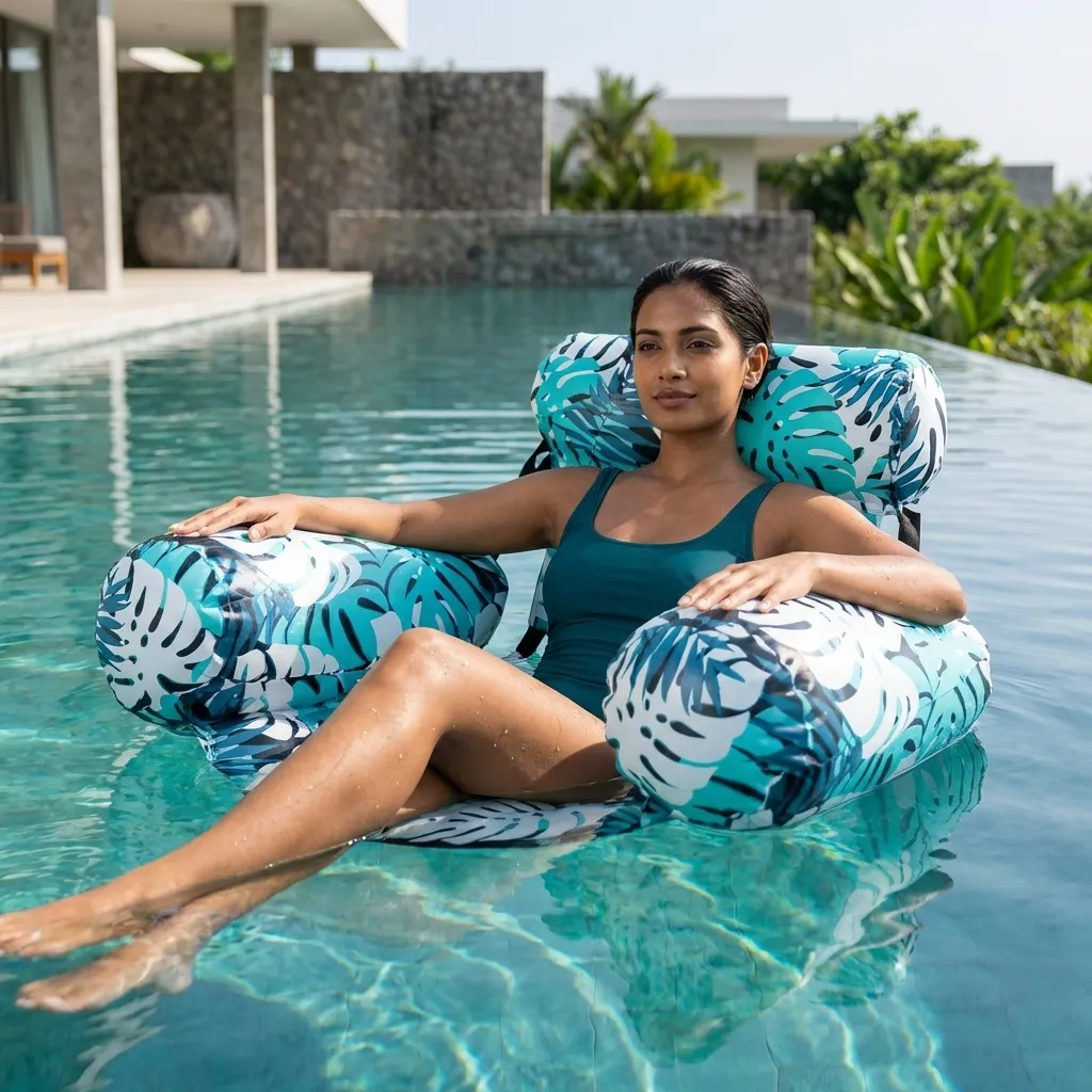 Pack Of 3 Heavy Duty Inflatable Pool Lounge Chair