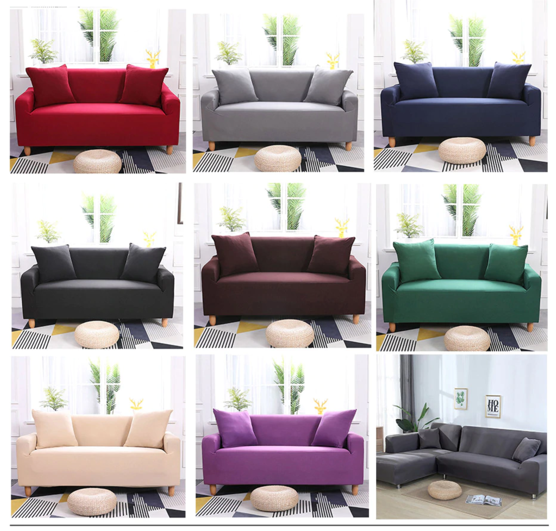 Magix Couch Protection Cover (Suitable for 1 to 4 seats couches, Love Seats & L-Shape couches)