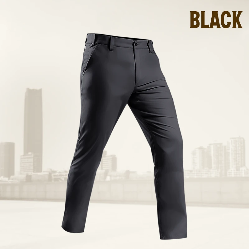GlideActive - Men's Active Khaki Pants With Expandable Waistband