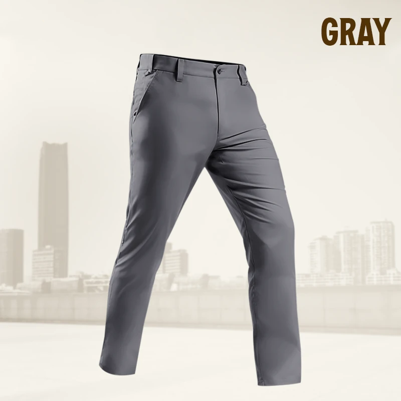 GlideActive - Men's Active Khaki Pants With Expandable Waistband