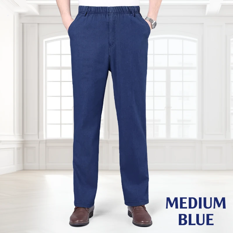 GentsFlex - Flexible Waist Straight Fit Comfort Denim