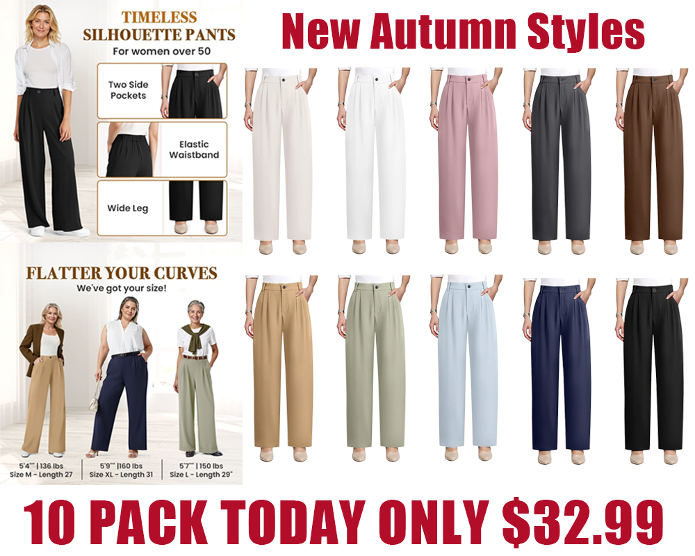 SoraEase - Women's Silky Soft Everyday Drape Pants